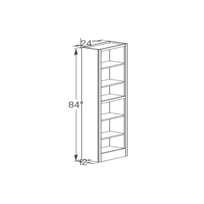 Tall Cabinet - Book Case Cabinet 12''