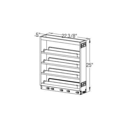 Pull-Out Storage - 9''