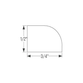 Trim & Molding - Base Shoe Molding - Single Piece