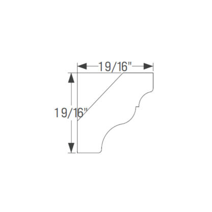 Trim & Molding - Crown Molding - Single Piece