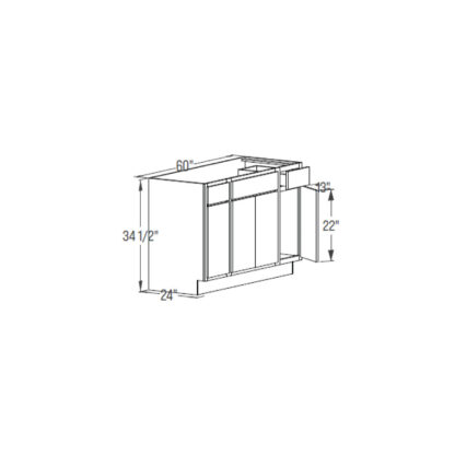 Sink Base Cabinet - Combination Sink Base 24''