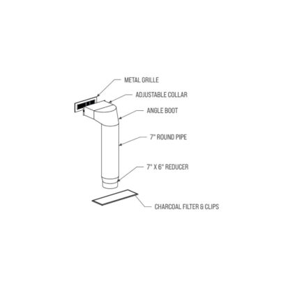 Wall Cabinet Range Hood - Ductwork