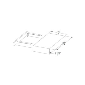 Wall Cabinet - Floating Shelves 12''