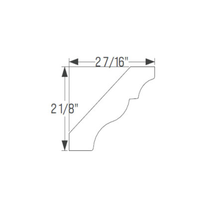Trim & Molding - Large Crown Molding - Single Piece