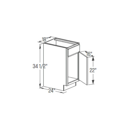 Sink Base Cabinet - Single Door 24''