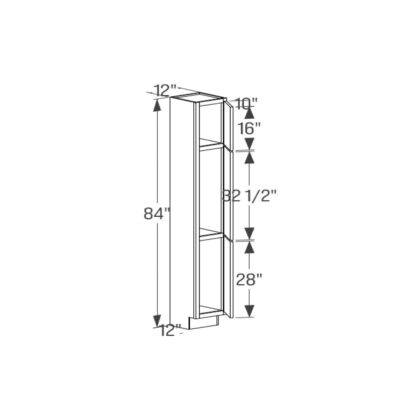 Tall Cabinet - Single Door 12''