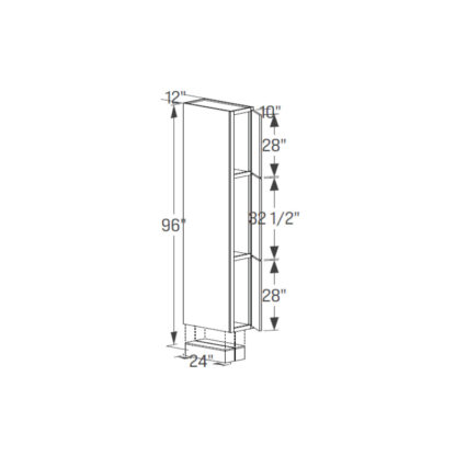 Tall Cabinet - Single Door 24''