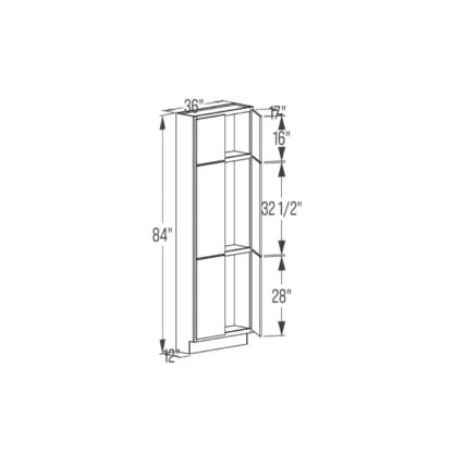 Tall Cabinet - Butt Door 12''