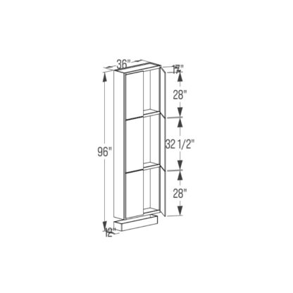 Tall Cabinet - Butt Door 12''