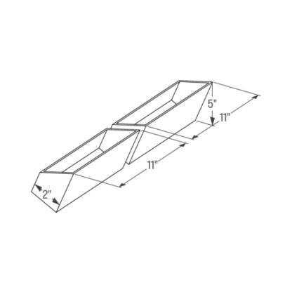Sink Tilt-Out Tray - 2 Trays, 1 Hinge Set