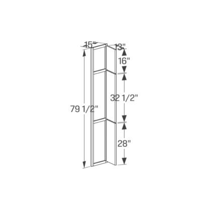 Tall Cabinet - Utility Fronts Single Door