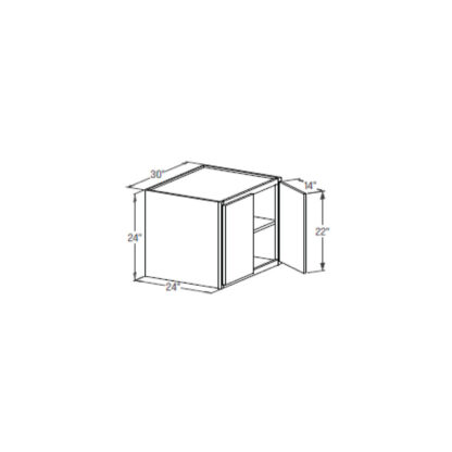 Wall Cabinet - Butt Door 24''