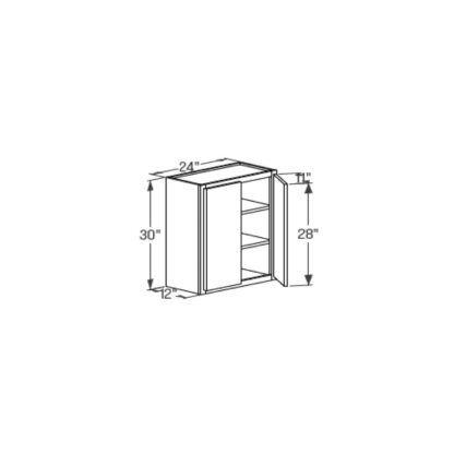 Wall Cabinet - Butt Door 12''