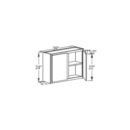 Wall Cabinet - Double Door 12''