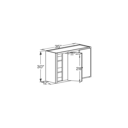 Wall Blind Cabinet - Butt Door 12''