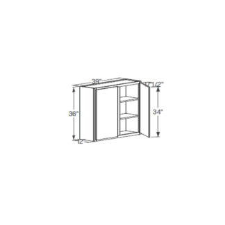 Wall Cabinet - Double Door 12''