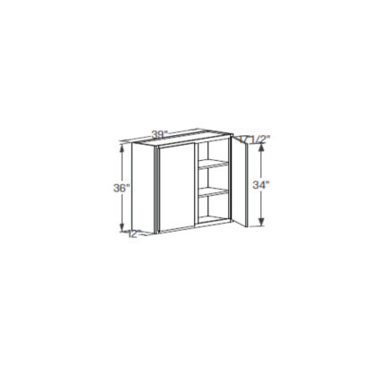 Wall Cabinet - Double Door 12''